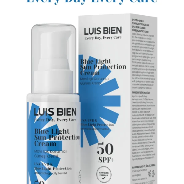 واقي شمسي من لويس بيان للحماية من الاشعة الزرقاء SPF 50+